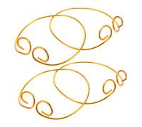 Toddmomy 4 Anneaux Pour Bracelet -Tête Du Roi Singe Wukong Bijoux Du Roi Singe Doré Modèle De Roi Singe Wukong Anneau Bijoux Du Roi Singe Cosplay Métal Doré