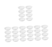 Toddmomy 4 Ensembles Bac À Plantes en Plastique Plateau Soucoupe pour Pot De Fleurs Plats pour Plantes Soucoupe pour Rempotage Bac À Eau pour Plantes Soucoupe pour 8 pièces * 4