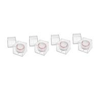 Toddmomy 4 Ensembles Boîte De Rangement pour Baseball Acrylique Transparent Lot de Présentoir Élégant avec Base Stabilisante Et Protection UV Vitrine Transparent pour Souvenirs 2 Pièces * 4