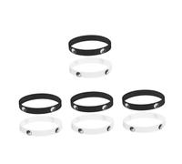 Toddmomy 4 Ensembles Bracelets Silicone Unisexes Tai Chi Style Chinois Bandes Caoutchouc Élégantes Pour Hommes Et Femmes Design Minimaliste Et Mystérieux 2 Pièces * 4
