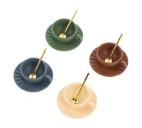 Toddmomy 4 Ensembles Mini Tasse de café Ustensiles de Cuisine Ensemble de Cuisine Miniature Mini Tasses à café Accessoires de scène de la Maison de poupée Tasse de thé Miniature