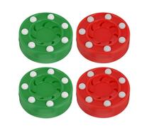 Toddmomy 4 Pièces Balle Lumineuse Pucks De Hockey à Rouleaux PP