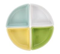 Toddmomy 4 Pièces Bol Alimentaire Céramique pour Hamster Lot de Aux Morsures Bol pour Petits Animaux Blanc Bleu Vert Jaune Accessoire Pratique et Durable pour Nourriture et Eau