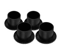 Toddmomy 4 Pièces Bouchon de Tube Suspendre Noir en PP pour Poteau 22 Mm | Design Multifonction, Stabilité Renforcée, Installation Facile, pour Séchoir à Linge et Barre de Penderie