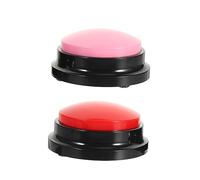 Toddmomy 4 Pièces Bouton De Son Boutons Parlants Enregistrables pour Chiens Jouets d'animaux Boutons Parlants Intéressants Jouet Intelligent pour Chien Buzzer Sonore De Chiot Abdos