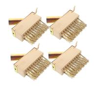 Toddmomy 4 pièces Brosse à Fil Acier pour Enlever Mousse et Mauvaises pour et Étroits