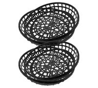 Toddmomy 4 Pièces Cage D’élevage pour Huîtres et Coquilles, Panier Noir | Plastique Noir, Usage Aquaculture et Culture de Coquillages, Entretien Simple, Environnement Marin