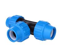 Toddmomy 4 Pièces Connecteur T Irrigation PE pour Tuyau Adaptateur à Voies Douille Amovible Extérieur pour Arrosage Humidification