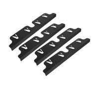 Toddmomy 4 Pièces Couvre Gaps de Cuisinière pour les Entre Cuisinière Comptoir Protection les Débris Alimentaires Saleté Design Adaptable pour Toutes les Cuisines