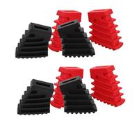 Toddmomy 4 Pièces Drum Rack Feet Sleeves Antislip Protection Compatible With Various Percussion Stands Plastic Drummer Accessories