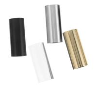 Toddmomy 4 pièces Guitare Électrique Slide Métal et Accessoires pour Améliorées Styles Blues Country Jazz