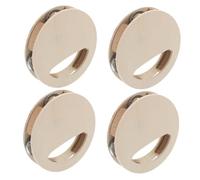 Toddmomy 4 Pièces Kit DIY Maracas Bois Non Peint pour Garçon Fille Sensoriel Montessori pour Garçon Fille Instrument Musical Bois à Peindre de Fête Musicale