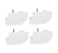 Toddmomy 4 pièces Lot de Serrures de Sécurité pour Fenêtres Coulissantes Limiteurs de Fenêtre Blancs Butées Anti-blocage Sans Perçage Protection Garçon Fille et Ventilation Sécurisée