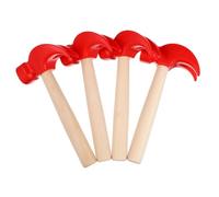 Toddmomy 4 Pièces Marteaux Bois Simulés pour Garçon Fille Jouets Éducatifs et Intelligents pour Développer la Coordination et Interactivité