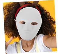 Toddmomy 4 pièces Masques DIY Blanc pour Cosplay et Fêtes Masque Vierge à Personnaliser pour Mascarade Performance Scénique et Carnaval