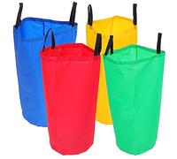 Toddmomy 4 pièces Sacs de Course à Sac Sauteur pour Garçon Fille Lot Saut Colorés Jeu Extérieur de Course pour Fêtes et Activités Plein Air