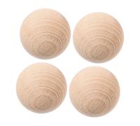 Toddmomy 4 Pièces Set de de Croquet Naturel Jeu de Massif pour Garçon Fille et Familles Sportif Extérieur pour Activités de Pelouse et Jeux de Jardin