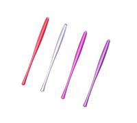 Toddmomy 4 pièces Stylet Écran Tactile Métal Embouts Fibre Remplaçables Stylo Capacitif pour Tablette Smartphone Écriture Précise Multi-Couleurs