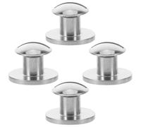 Toddmomy 4 vis de Fixation pour Plaque Dorsale de plongée - Vis d'ancrage en Acier Inoxydable - Accessoires de plongée sous-Marine pour la Fixation de la Plaque Dorsale - pour équipement