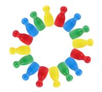 Toddmomy 40 Pièces de Jeu d'Échecs en Bois Accessoires Réutilisables pour Jeux de Société Éducatifs pour Garçon et Filles Activités Intérieures pour Les Mathématiques