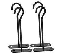 Toddmomy 4ensembles Crochets De Plafond Fer pour Jardinières Crochets Muraux pour Plantes Suspendues Suspendus Extérieur