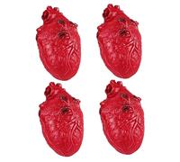Toddmomy 4Pièces Coffret Cœurs Simulés Effrayants pour Halloween Décorations Terrifiantes Humain Artificiel pour Fête Horreur et Blagues Amusantes