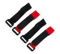 Toddmomy 4pièces Colliers Anti-cacophonie pour Poules Et De Colliers Ajustables Rouge Et Noir Conçu pour Volailles Matériau Doux Et Durable