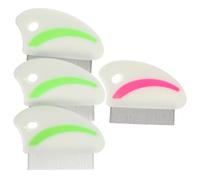 Toddmomy 4pièces Pet Removal Comb Set Stainless Steel and Dust Remover for Cats and Puppies Ergonomic Design for Easy Use