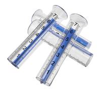Toddmomy 4pièces Pluviomètre Extérieur Transparent Lot pour Jardin Pelouse Mesure Précise De Eau Tube De Rechange Plastique pour Projets Agricoles Et Éducatifs
