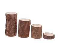 Toddmomy 4pièces Rondins Miniatures pour Hamster Décor Naturel pour Habitat De Petits Animaux Accessoires pour Cage De Hamster