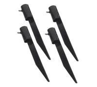 Toddmomy 4pièces Supports De Lampes Solaires Métal Piquets Fixation Résistante pour Jardin Et Pelouse Accessoires Durables pour Lampes Extérieures Fixation Facile Et Anti-Vent