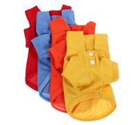 Toddmomy 4pièces Vêtements pour Chiots T-Shirt Respirant pour Chien Confortable pour Petits Chiens XS Couleurs Assorties