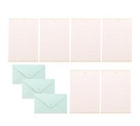 Toddmomy 5 Ensembles Kit D'enveloppes et Papier à Lettres A5 en Papier Décoratif Élégant, Pratique et Facile à Utiliser pour Copier des Poèmes ou Peindre