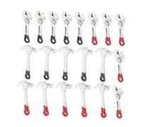 Toddmomy 5 Ensembles Miniature Metal Dollhouse Repair Tools Kit Mini Wrench and Hammer Simulation Maintenance Set for Hobbyists and