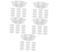 Toddmomy 5 Ensembles Plateau De Plante Plastique Soucoupe pour Pot De Fleurs Bac À Eau pour Plantes Intérieur Durable Et Pratique Pet 30 Pièces * 5