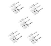 Toddmomy 5 Ensembles Truelle De Jardin Acier Inoxydable Ensemble De Outils De Jardinage Multifonction pour Plantations Désherbage Et Transplantation Outil pour De Jardinage 3 Pièces * 5