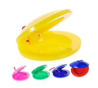 Toddmomy 5 pièces Apprentissage Plastique Colorées pour Garçon Fille Jouets Musicaux à Doigts Éducatifs et Résistants Parfaits pour Coordination Main et Initiation Au Rythme