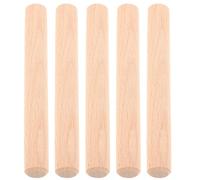 Toddmomy 5 Pièces Bâtons en Bois pour Panneau Perforé Diamètre 15mm Surface Lisse sans Bavure Usage Solide Suspendre et Décoration Murale