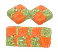 Toddmomy 5 pièces Biscuits à Mâcher pour Herbe Naturelle Double Brique Jouets de Dentition pour Cochons Dinde Chinchillas et Petits Rongeurs