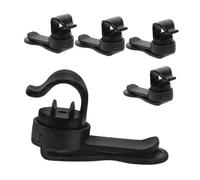 Toddmomy 5 Pièces Clip Magnétique de Tuyau Hydratation Fixation pour Tube de Réservoir d'eau Serrage Léger et Stable pour Portage de Cyclisme et Randonnée Libération Rapide et Compatible