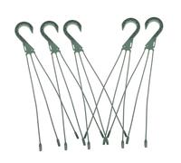Toddmomy 5 Pièces Crochets de Suspension pour Jardinières Chaînes de Plantes Réglables Durables pour Pots de Fleurs Mangeoires à Oiseaux Lanternes Support Moderne Élégant pour Intérieur