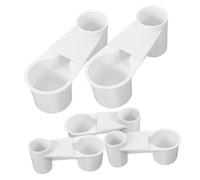 Toddmomy 5 Pièces Distributeur Eau Automatique pour Perroquets Abreuvoir Stable pour Cage Oiseaux Accessoires pour Alimentation et Hydratation des Oiseaux