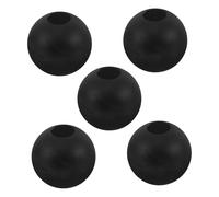 Toddmomy 5 Pièces Extrémité de Joint de câble métallique Billes d'arrêt de poulie équipement de Conditionnement Physique Embouts d'arrêt de câble réparation du système de poulie Black