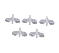 Toddmomy 5 Pièces Pince en Verre pour Aquarium Plaque Piscine Couvercles D'aquarium Titulaires Filtres D'aquarium Chauffe-réservoirs Scrubber Siphon Pinces à Ventouse Poisson Blanche Abdos