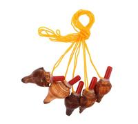 Toddmomy 5 pièces Sifflets Coquillage Naturel Conque Portable Puissant à Haute pour Camping Plongée et Jeux Denfants
