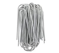 Toddmomy 50 Pièces Ancre Au Sol Galvanisée Clous De Fixation pour Pelouse Piquets u pour Tapis De Sol Lot de pour Ancrage
