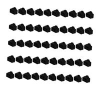 Toddmomy 50 pièces Bouchons Silicone Protection Anti-poussière pour Prises Réseau Caches Flexibles et Durables pour Interface Ethernet Accessoires Bureau Noir