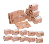 Toddmomy 50 Pièces Scale Realistic Packaging Models for Miniature Mall Business and Decorative Use