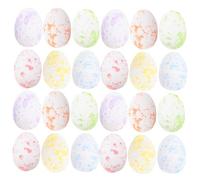 Toddmomy 50 Pièces Œufs de Pâques Mousse Colorée Décorations Festives pour Détails et Remplissages de Panier