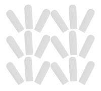 Toddmomy 500 Pièces Capuchons en Caoutchouc Blanc pour Crochets Cintres, Protection Filetée et Haute Élasticité, Accessoires pour Chambres et Magasins,5mm